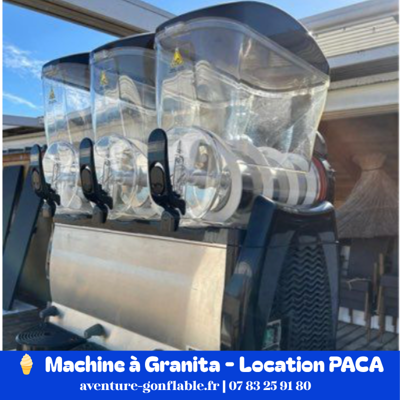 Machine a Granita location evenement PACA – Aventure Gonflable