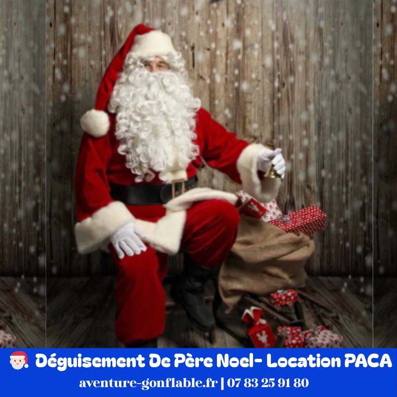 Deguisement Pere Noel location evenement PACA – Aventure Gonflable