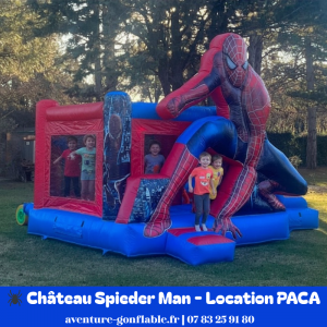 Structure Gonflable Enfant : Spider Man