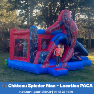Structure Gonflable Enfant : Spider Man