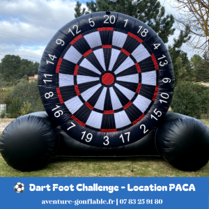 Structure gonflable : Dart Foot Chalenge
