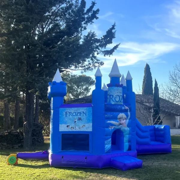 Château gonflable Reine des Neiges